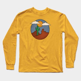 Desert Saguaro Cactus Long Sleeve T-Shirt